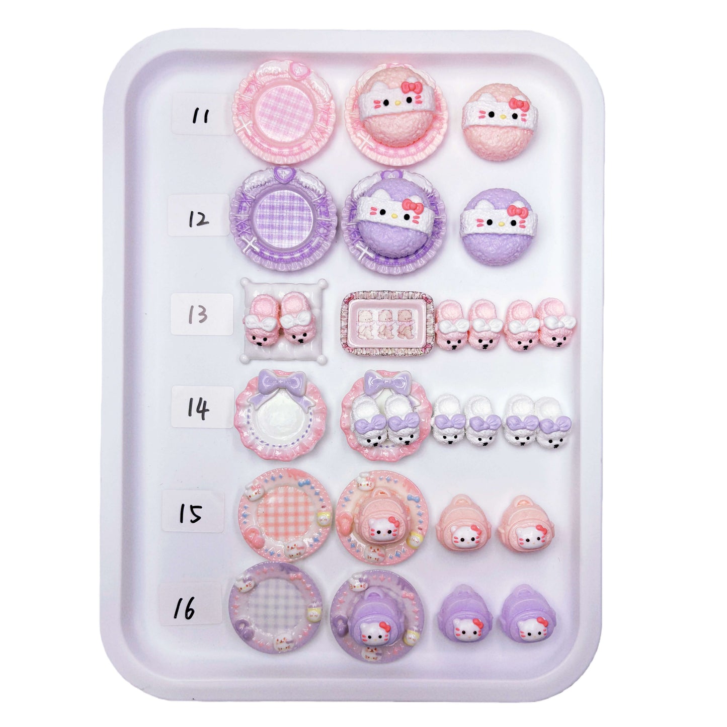 7 pcs mini squishy sticky stress relief toys &amp; plates set with cute styles and soft texture