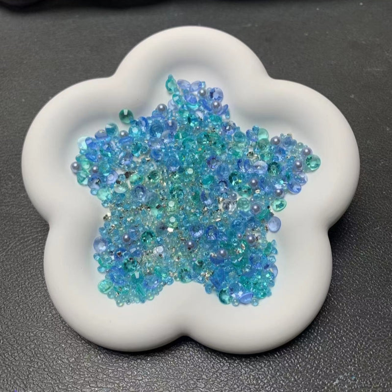 【glitter】40g mixed unique gravels & beads/diamonds for DIY craft