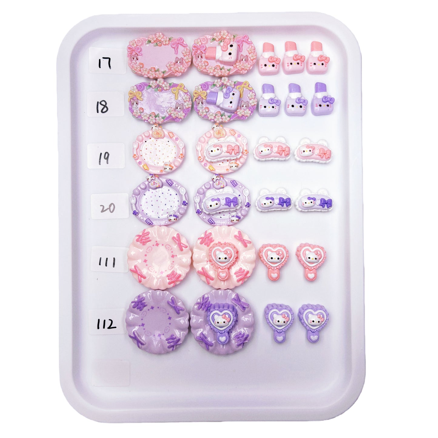 7 pcs mini squishy sticky stress relief toys &amp; plates set with cute styles and soft texture